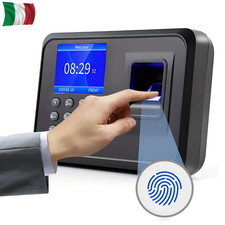 Macchina Timbra Presenze Con Impronta Digitale Registratore Orario Lavoro Tempo