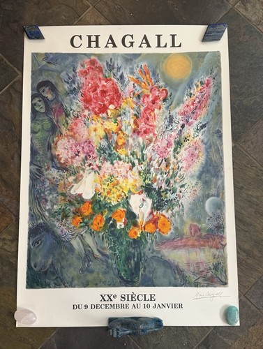 Marc chagall bouquet - chagall, "le