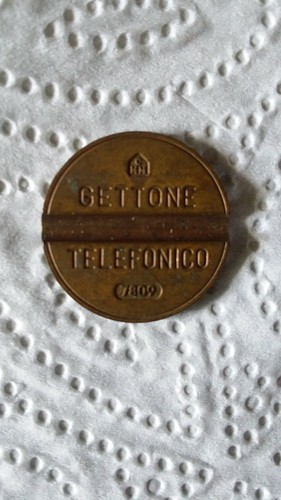 Gettone telefonico 7809 raro - raro-,