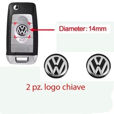 logo chiave adesivo 14mm polo golf passat