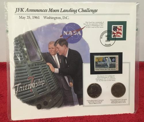 Jfk annuncia sfida dello - annuncia,
