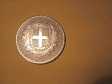 Regno Di Sardegna 5 Lire Del