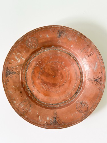 Antico vassoio piatto armeno