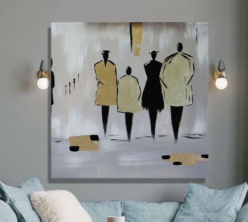 Arte parete persone - arte, oro