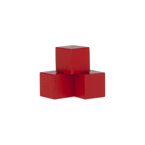 Cubo legno mattoncini - legno,
