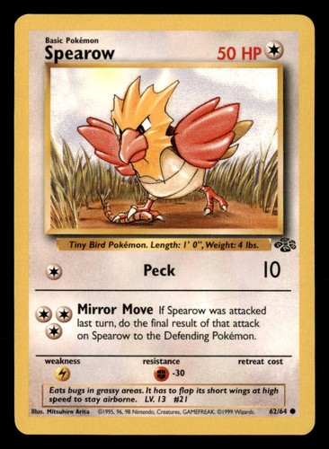 Pokemon spearow jungle - spearow,