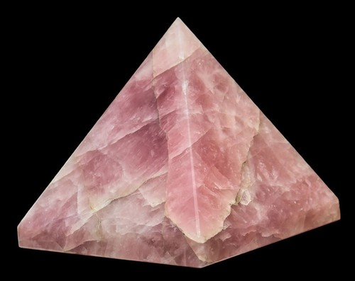Piramide cristallo rosa - di,