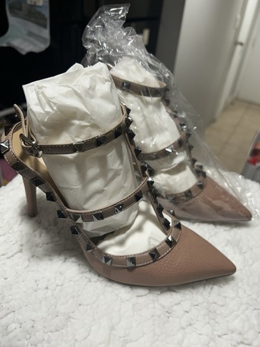 Valentino garavani beige pelle - valentino,