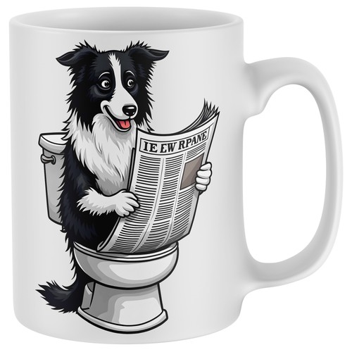 Divertente border collie - border,