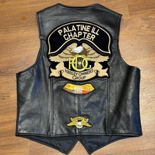 Gilet pelle vintage anni 80
