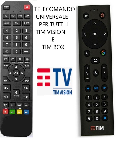 Telecomando per tim - vision,