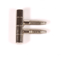 PRL) 8x CERNIERA METALLICA A VITE 2 GAMBI AGB 37 mm SERRAMENTI PORTE FINESTRE