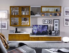 PARETE ATTREZZATA BICOLORE