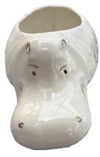 Fioriera ceramica ippopotamo