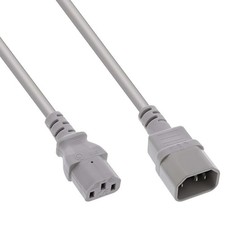 CAVO PROLUNGA ADATTATORE ALIMENTAZIONE COMPUTER FISSO UPS BIANCO MONITOR PC