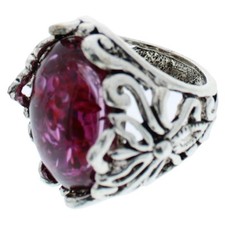 Anello in argento antico con