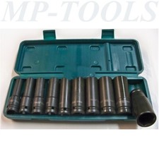 SET BUSSOLE LUNGHE RINFORZATE 1/2" AD IMPATTO AVVITATORE ARIA PNEUMATICO 10-24mm