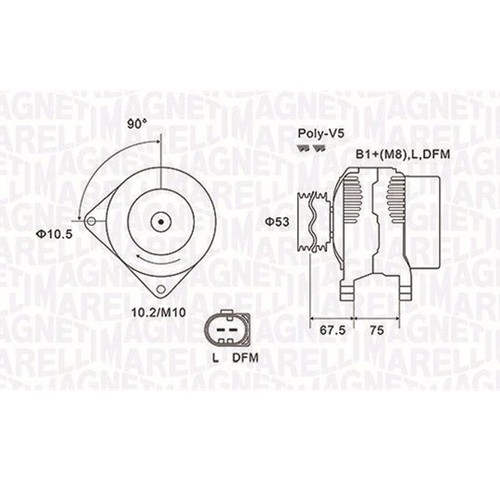 Magneti marelli 063731756010 - magneti,
