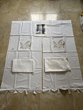 Due Coppie Di Tende Ricamate