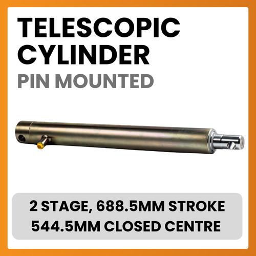 Cilindro telescopico montato - , a