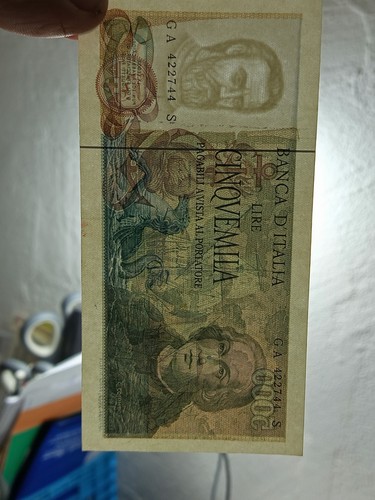 5000 lire colombo tipo - 5000, 2°
