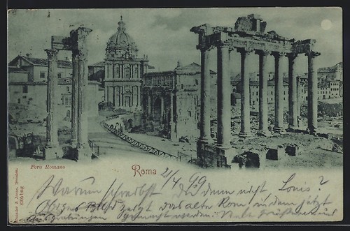 Cartolina chiaro luna roma - di,