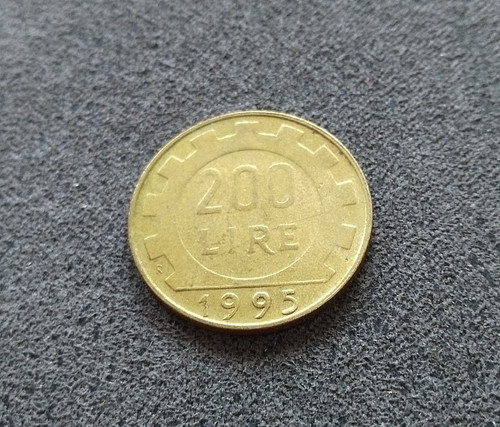 Monnaie italie 200 lire 1995 - italie,