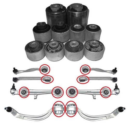 Kit boccole sospensione dei - kit,