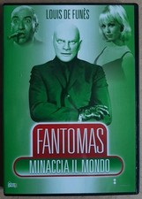 Fantomas minaccia il mondo 1965 DVD Fuori Catalogo Louis de Funes Jean Marais