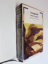 TUTTE LE OPERE ZIBALDONE VOL. 1 - LEOPARDI - SANSONI -  1989