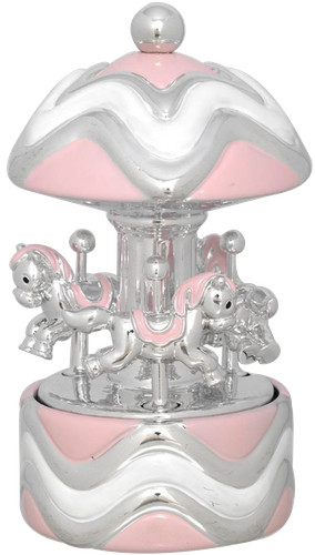 Giostra musicale rosa - , con