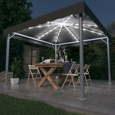 Gazebo con Stringa di Luci LED