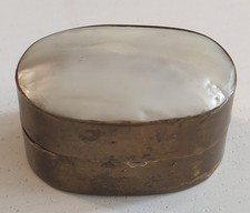 ANTICO COFANETTO PORTA PILLOLE IN METALLO - VINTAGE