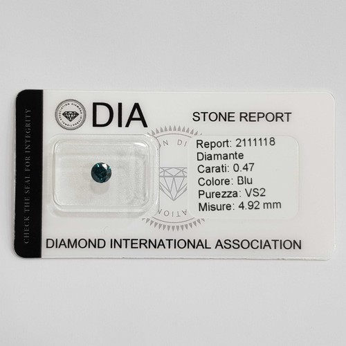 Vs1 diamante blu - 0.47,