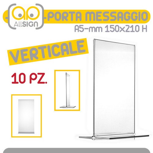 10x porta messaggio - 10x, verticale