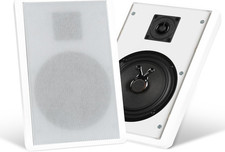 FLS-540 WH Coppia Diffusori Flatpanel Da Parete (Hifi Flat Speaker, Cassa 2 Vie,
