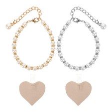  2 Pairs Lacci Con Catena Di