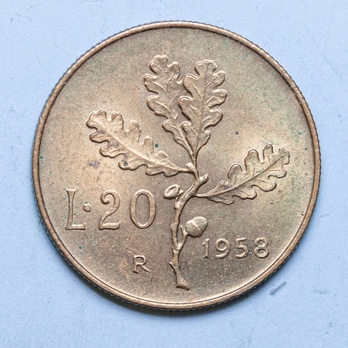 Repubblica italiana lire - italiana, 20