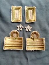Set distintivi Esercito anni 80 uniforme da sera/gala estiva bianca