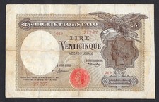 ITALIA - BIGLIETTO DI STATO 25