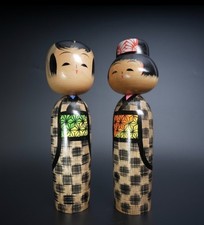 Kokeshi, grande coppia di