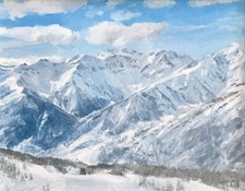 LUCA CONCA 35x45 olio su tela