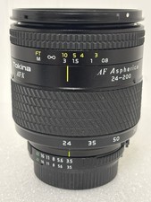 Tokina AT-X 242 AF obiettivo zoom 24-200 per attacco Nikon NOS INUTILIZZATO in scatola