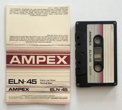 Ampex eln musicassetta - ampex, eln-45