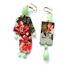 Orecchini Lebole Gioielli kimono e ideogramma grandi