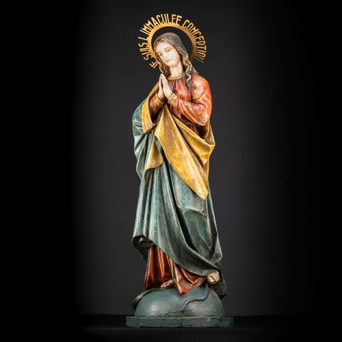 Statua legno della - in,