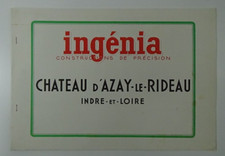 Ingenia Chateau D'Azay-Le-Rideau Indre-Et-Loire kit modellino carta #A