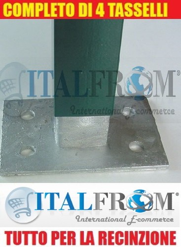 Piastra per fissaggio terra - per,