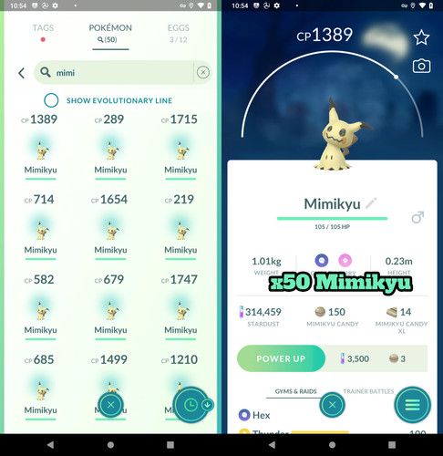 X50 mimikyu t c - |, p—t—c