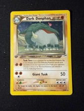 Pokémon TCG Dark Donphan 1st